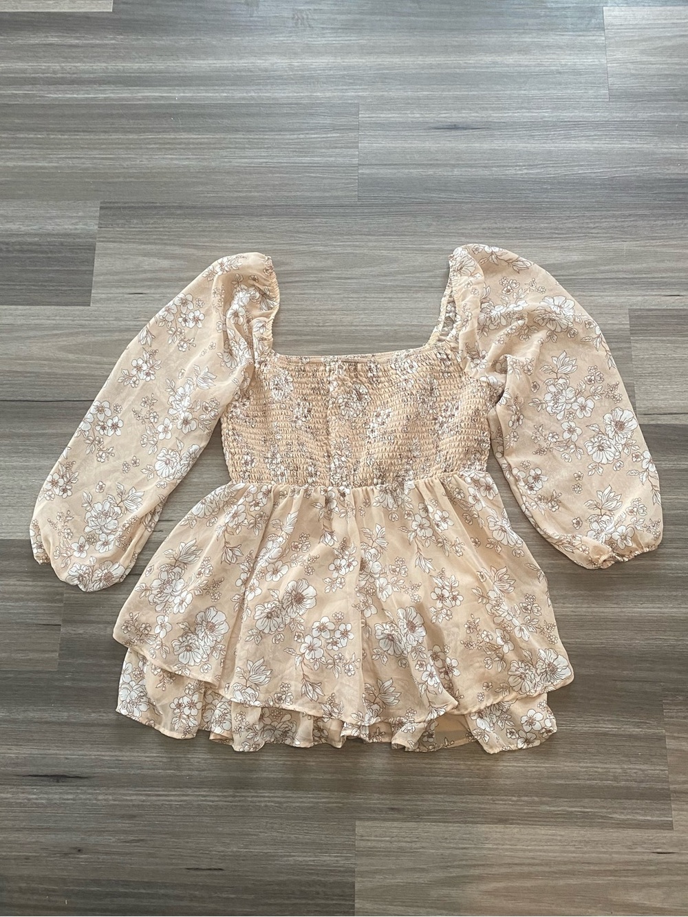 Vine and Valley Floral Romper